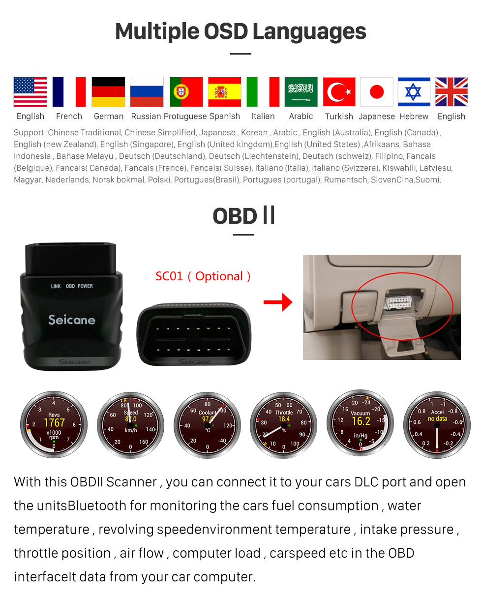 Seicane 9 Zoll Android 14.0 2 Din Radio 2007-2014 MAZDA CX-7 GPS-Navigation Bluetooth mit USB SD 1080P Video Audio-System Aux Seicane 9 Zoll Android 14.0 2 Din Radio 2007-2014 MAZDA CX-7 GPS-Navigation Bluetooth mit USB SD 1080P Video Audio-System Aux