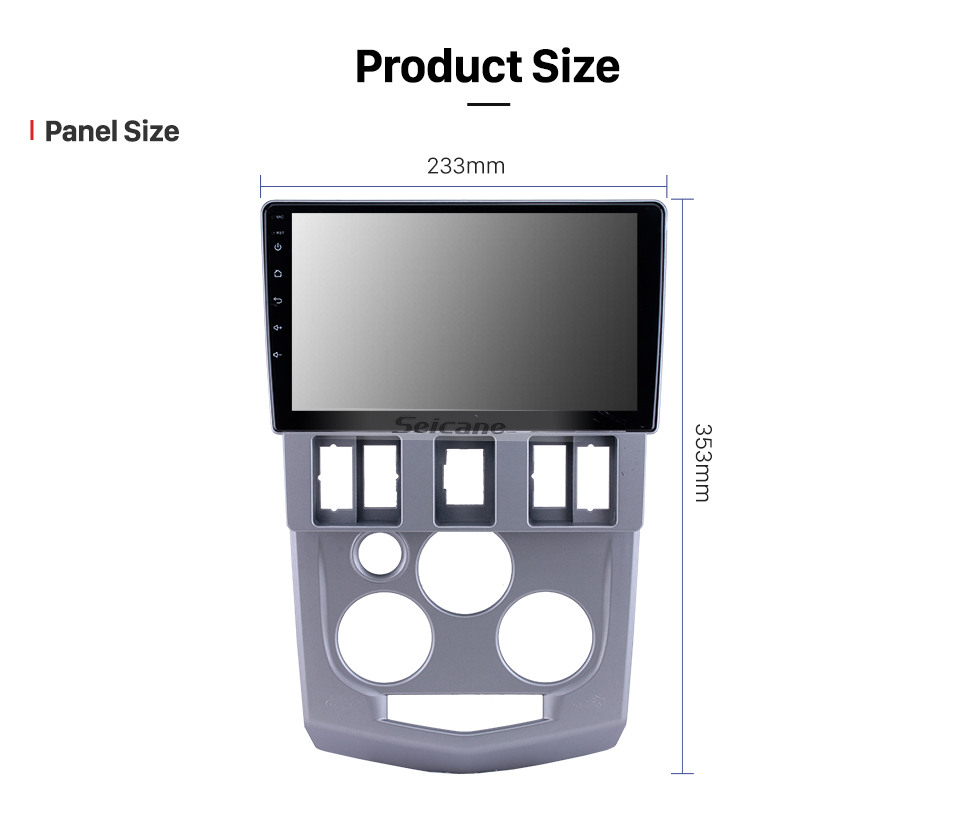 Seicane Android 10.0 9 pulgadas para 2004 2005 2006 2007 2008 Renault LOGAN L90 Radio HD Pantalla táctil Navegación GPS con soporte Bluetooth Carplay DVR
