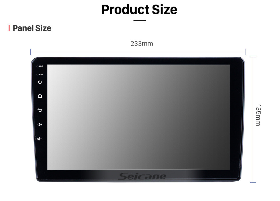 Seicane Android 13.0 9 inch for 2019 2020 Mitsubishi Triton L200 Radio HD Touchscreen GPS Navigation with Bluetooth support Carplay DVR