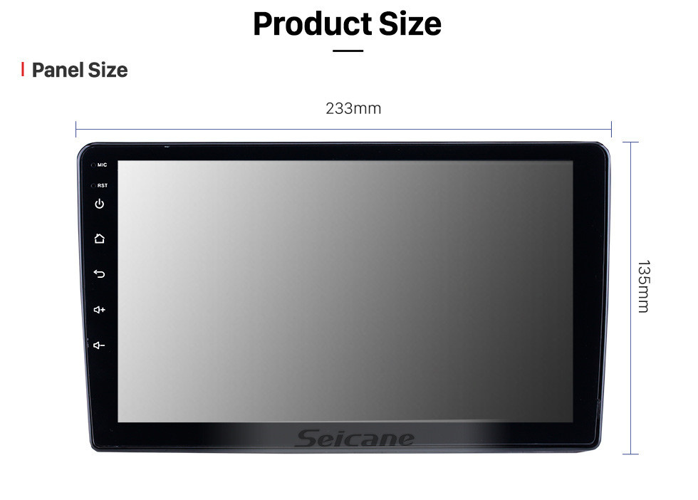 Seicane Android 13.0 9 polegadas para 2019 2020 Mitsubishi Triton L200 Rádio HD Touchscreen Navegação GPS com suporte a Bluetooth Carplay DVR