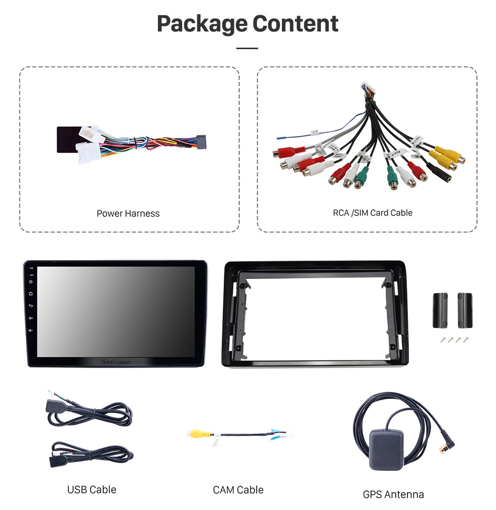 Seicane Android 13.0 9 polegadas para 2019 2020 Mitsubishi Triton L200 Rádio HD Touchscreen Navegação GPS com suporte para Bluetooth Carplay DVR Seicane Android 13.0 9 polegadas para 2019 2020 Mitsubishi Triton L200 Rádio HD Touchscreen Navegação GPS com suporte para Bluetooth Carplay DVR
