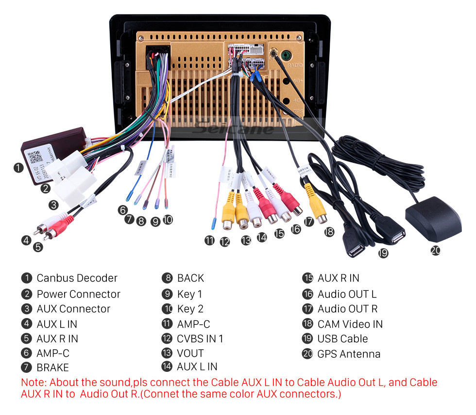 Seicane Android 13.0 9 pouces pour 2019 2020 Mitsubishi Triton L200 Radio HD Navigation GPS à écran tactile avec prise en charge Bluetooth Carplay DVR