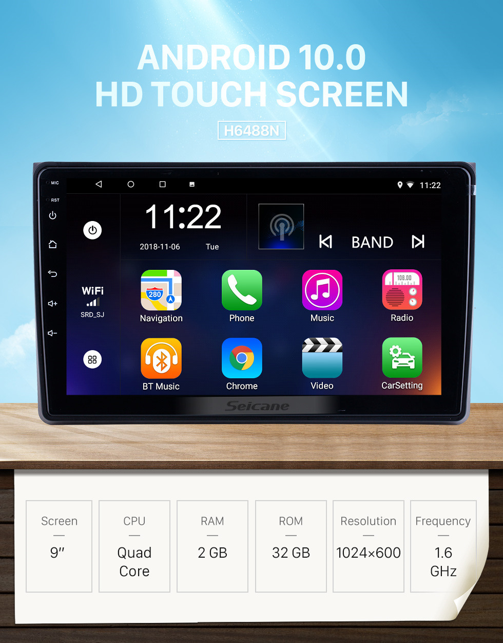 Seicane 9-дюймовый Android 10.0 для 2002 2003 2004-2008 Audi Audi Radio с HD сенсорным экраном GPS-навигация Поддержка Bluetooth Carplay DAB + TPMS Seicane 9-дюймовый Android 10.0 для 2002 2003 2004-2008 Audi Audi Radio с HD сенсорным экраном GPS-навигация Поддержка Bluetooth Carplay DAB + TPMS