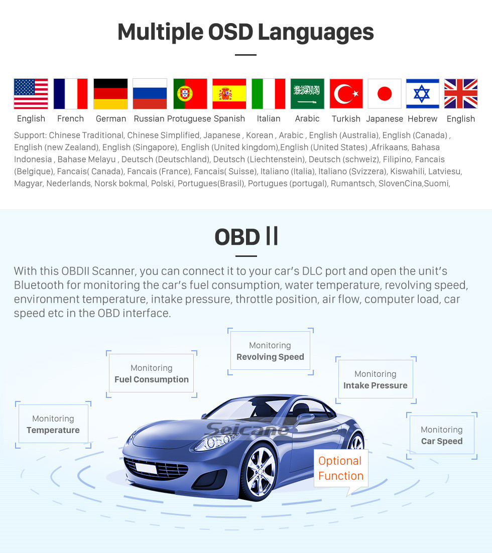 Seicane OEM 9 Zoll Android 10.0 für 2014 2015 2016 SsangYong Korando Radio Bluetooth HD Touchscreen GPS-Navigationsunterstützung Carplay DAB + OBD2 Seicane OEM 9 Zoll Android 10.0 für 2014 2015 2016 SsangYong Korando Radio Bluetooth HD Touchscreen GPS-Navigationsunterstützung Carplay DAB + OBD2
