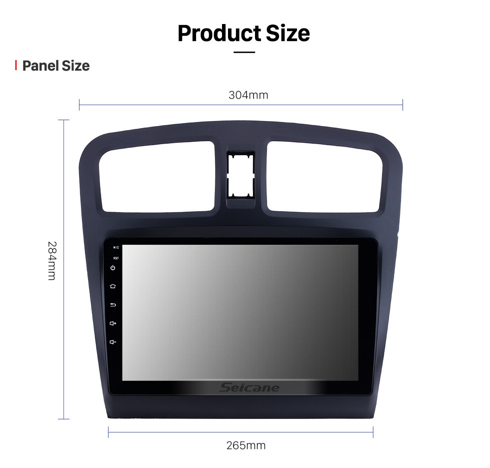 Seicane Para 2014 Fengon 330 Radio 9 pulgadas Android 10.0 HD Pantalla táctil Navegación GPS con soporte Bluetooth Carplay SWC TPMS