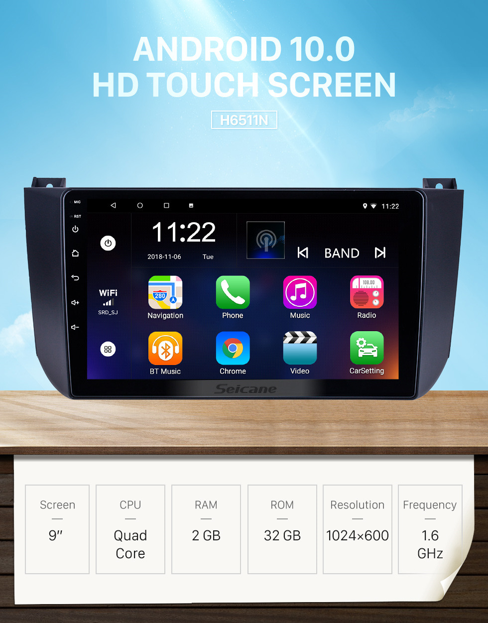 Seicane HD Touchscreen de 9 polegadas para 2009 2010 2011 2012 Changan Alsvin V5 Radio Android 10.0 Sistema de Navegação GPS com suporte Bluetooth Carplay DAB + Seicane HD Touchscreen de 9 polegadas para 2009 2010 2011 2012 Changan Alsvin V5 Radio Android 10.0 Sistema de Navegação GPS com suporte Bluetooth Carplay DAB +