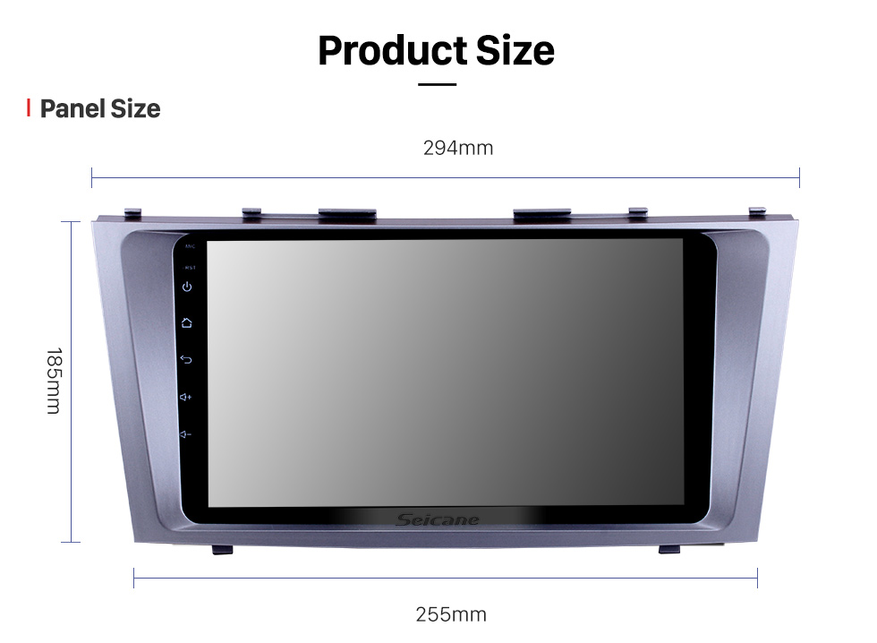 Seicane 9 inch 1024*600 touchscreen 2007 2008 2009 2010 2011 TOYOTA CAMRY Radio Replacement with Android 10.0 Aftermarket GPS Car Stereo with Bluetooth Music WiFi  Mirror Link OBD2 DVR HD 1080P Video USB SD