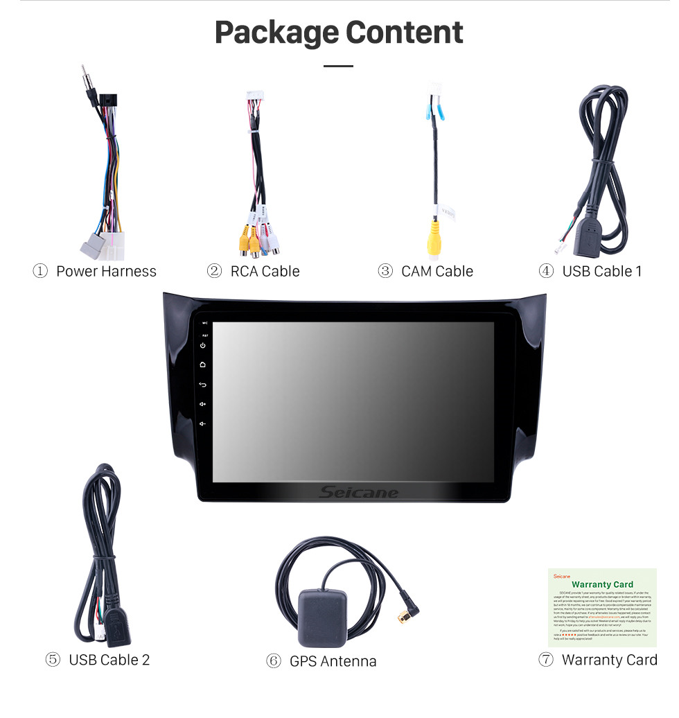 Seicane 10.1 Inch Android 10.0 Touch Screen radio Bluetooth GPS Navigation system For 2012-2016 NISSAN SYLPHY Steering Wheel Control AUX WIFI support TPMS DVR OBD II USB Rear camera Seicane 10.1 Inch Android 10.0 Touch Screen radio Bluetooth GPS Navigation system For 2012-2016 NISSAN SYLPHY Steering Wheel Control AUX WIFI support TPMS DVR OBD II USB Rear camera