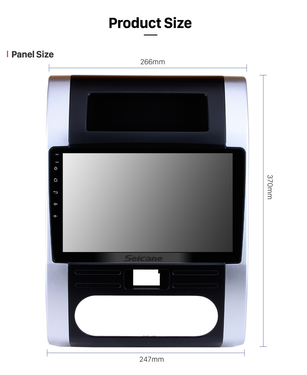 Seicane 10,1 Zoll Android 13.0 Radio für 2008-2012 Nissan X-Trail/Dongfeng MX6 HD Touchscreen mit GPS Navigation Bluetooth WIFI Unterstützung SWC
