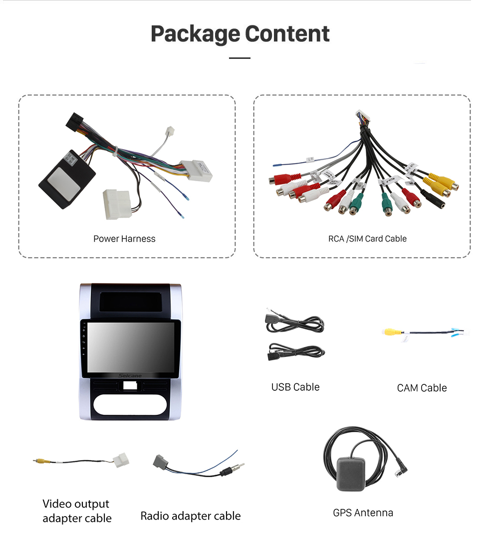 Seicane Radio Android 10,0 de 10,1 pulgadas para 2008-2012 Nissan X-Trail/Dongfeng MX6 pantalla táctil HD con navegación GPS Bluetooth WIFI compatible con SWC