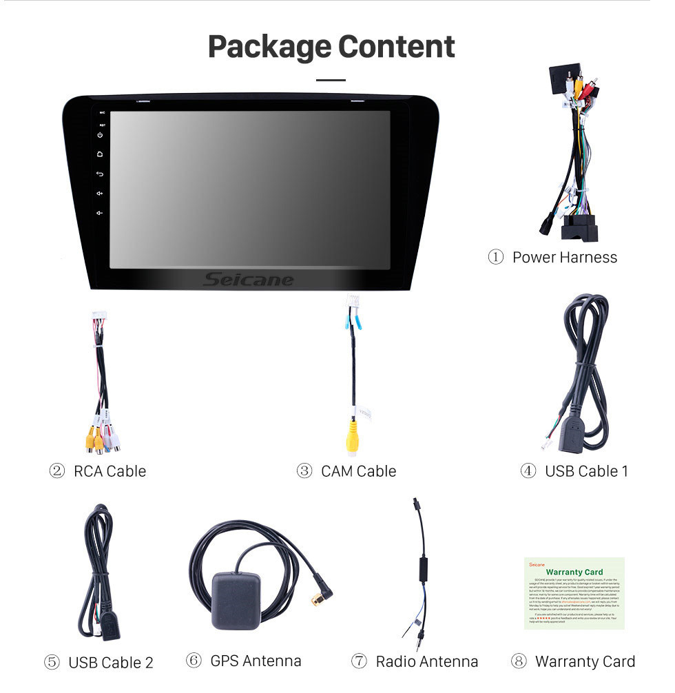 Seicane Androide 10.0 10,1 Zoll HD 1024 * 600-Screen-Autoradio für 2015 2016 SKODA Octavia (UV) GPS-Navigation Bluetooth WIFI USB-Spiegel-Link-Unterstützung DVR OBD2 Lenkradsteuerungs-Unterstützungskamera Seicane Androide 10.0 10,1 Zoll HD 1024 * 600-Screen-Autoradio für 2015 2016 SKODA Octavia (UV) GPS-Navigation Bluetooth WIFI USB-Spiegel-Link-Unterstützung DVR OBD2 Lenkradsteuerungs-Unterstützungskamera