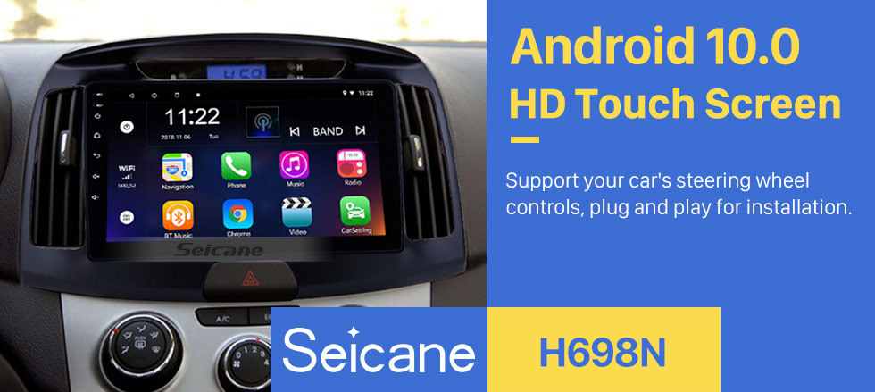 Seicane 9 inch OEM Android 10.0 2011 2012 2013 2014 2015 2016 Hyundai Elantra Radio GPS Navigation System with HD Touch Screen WIFI Bluetooth OBD2 TPMS Backup Camera Steering Wheel Control Digital TV Seicane 9 inch OEM Android 10.0 2011 2012 2013 2014 2015 2016 Hyundai Elantra Radio GPS Navigation System with HD Touch Screen WIFI Bluetooth OBD2 TPMS Backup Camera Steering Wheel Control Digital TV