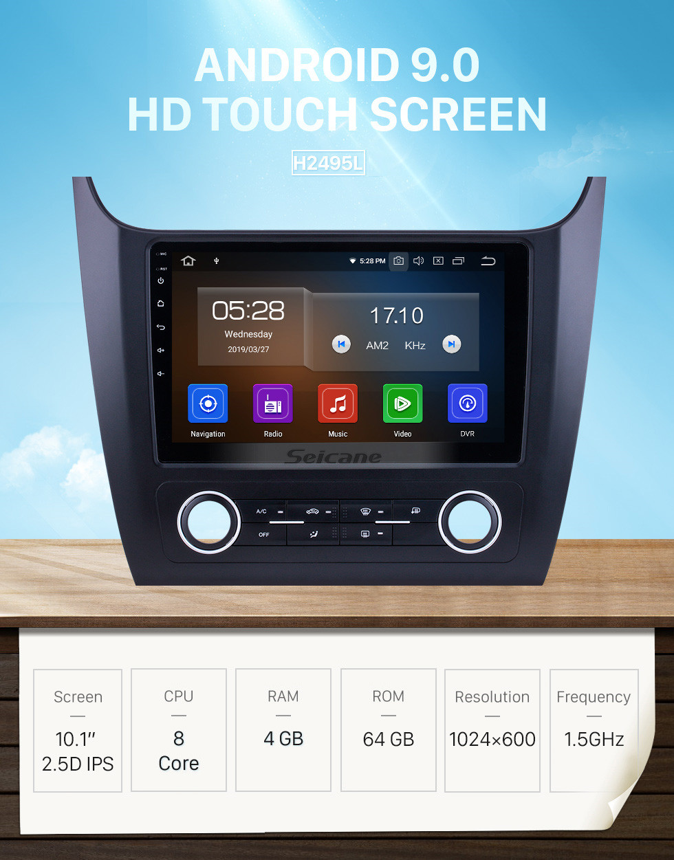 Seicane Android 9.0 For 2019 Changan Cosmos Manual A / C Radio 10.1 polegadas Sistema de Navegação GPS Bluetooth HD Touchscreen Carplay support DVR Seicane Android 9.0 For 2019 Changan Cosmos Manual A / C Radio 10.1 polegadas Sistema de Navegação GPS Bluetooth HD Touchscreen Carplay support DVR