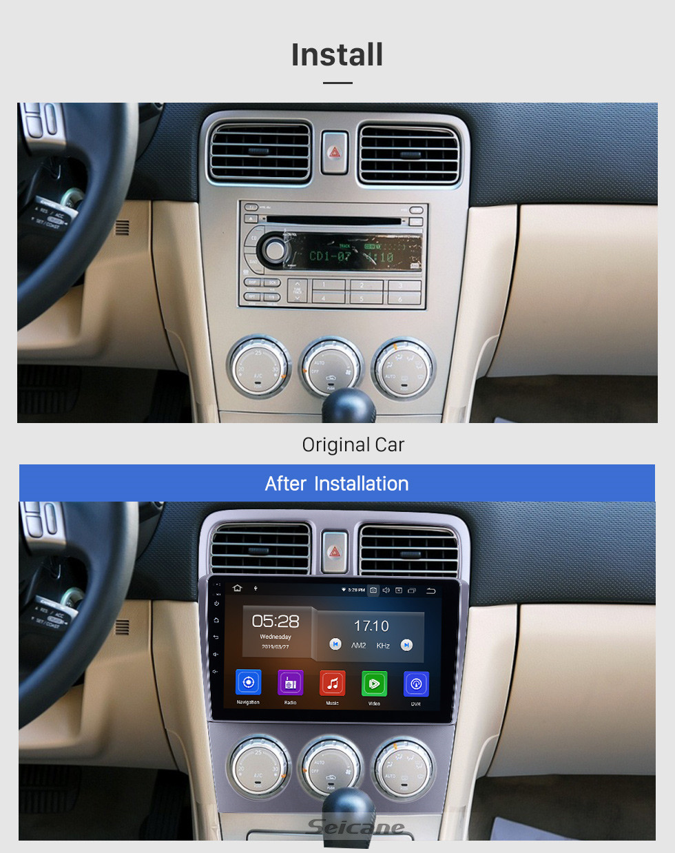 Seicane 9 inch For 2004 2005 2006 2007 2008 Subaru Forester Radio Android 9.0 GPS Navigation System Bluetooth HD Touchscreen Carplay support TPMS Seicane 9 inch For 2004 2005 2006 2007 2008 Subaru Forester Radio Android 9.0 GPS Navigation System Bluetooth HD Touchscreen Carplay support TPMS