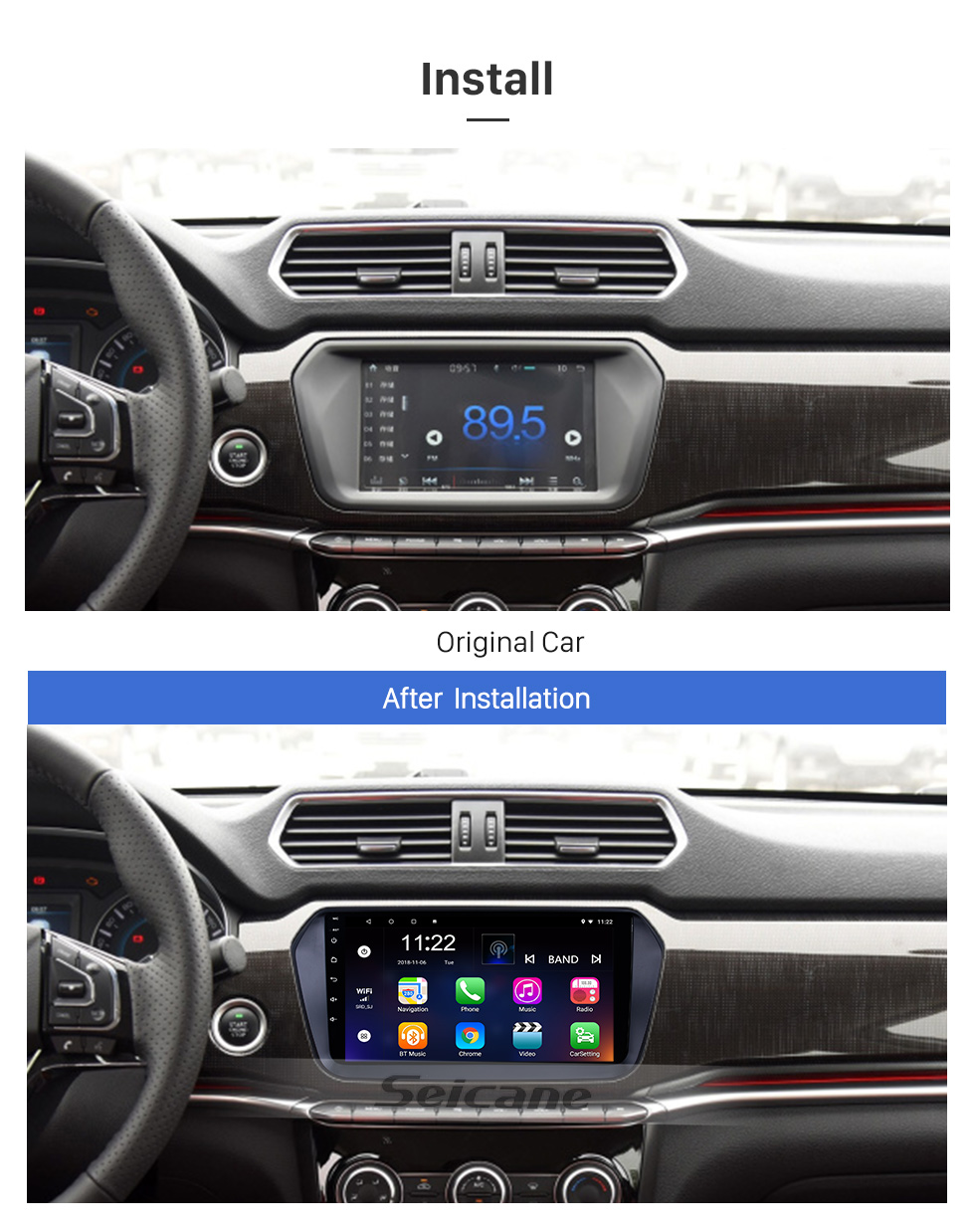 Seicane For 2017 Great Wall Haval H2(Blue label) Radio 9 inch Android 10.0 HD Touchscreen GPS Navigation System with Bluetooth support Carplay SWC Seicane For 2017 Great Wall Haval H2(Blue label) Radio 9 inch Android 10.0 HD Touchscreen GPS Navigation System with Bluetooth support Carplay SWC