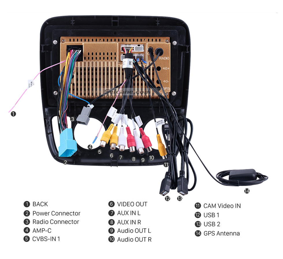 Seicane OEM 9 polegadas android 10.0 para 1998 1999 2000 honda cr-v performa rádio bluetooth hd touchscreen gps sistema de navegação suporte carplay tpms