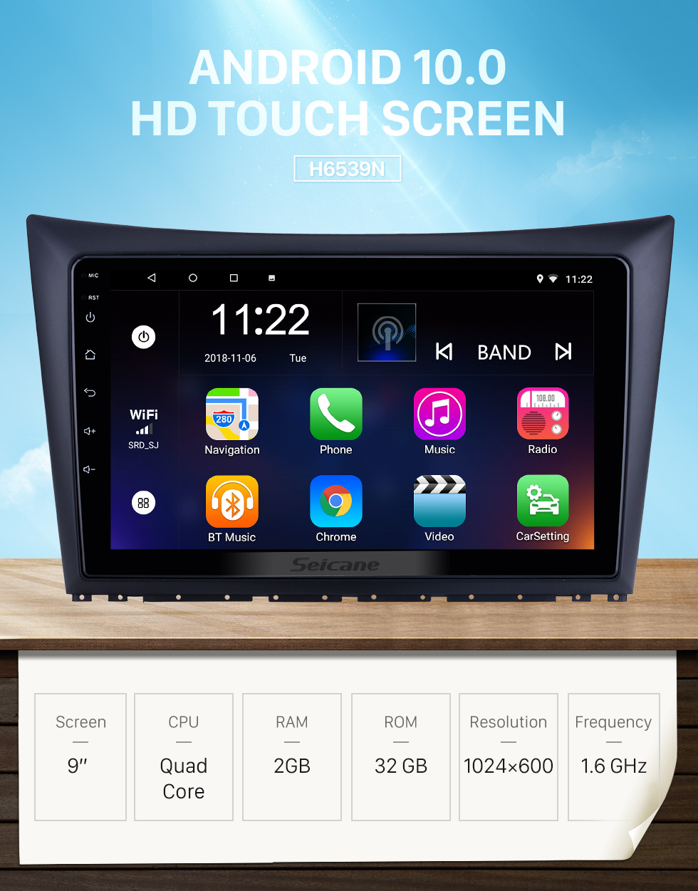 Seicane HD Touchscreen 9 inch for 2011 2012 2013 2014 Dong Feng Aeolus H30 Radio Android 10.0 GPS Navigation System with Bluetooth support Carplay Seicane HD Touchscreen 9 inch for 2011 2012 2013 2014 Dong Feng Aeolus H30 Radio Android 10.0 GPS Navigation System with Bluetooth support Carplay