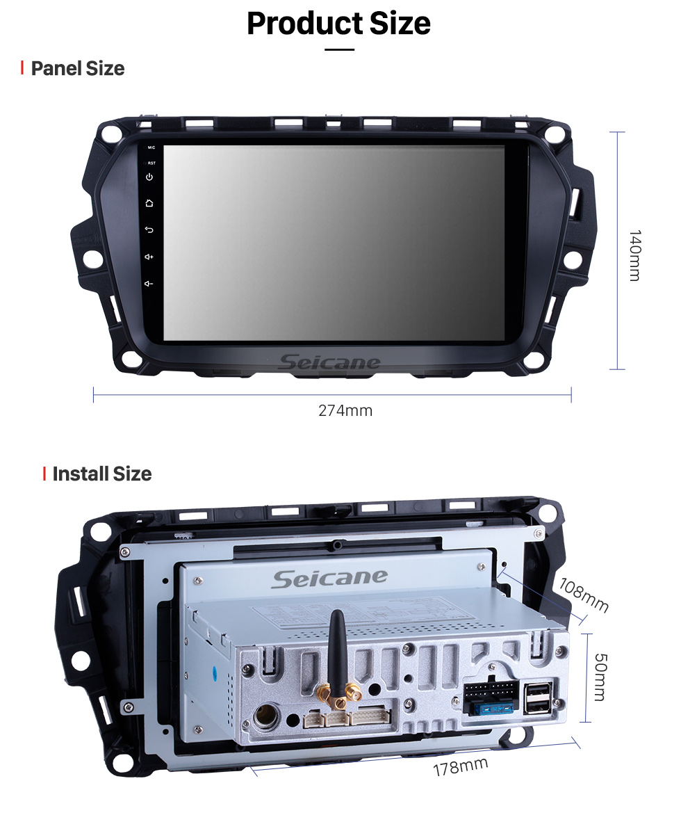 Seicane OEM 9 pouces Android 9.0 pour 2017 Great Wall Haval H2 (étiquette bleue) Radio Bluetooth HD Système de navigation GPS à écran tactile Carplay support DVR Seicane OEM 9 pouces Android 9.0 pour 2017 Great Wall Haval H2 (étiquette bleue) Radio Bluetooth HD Système de navigation GPS à écran tactile Carplay support DVR