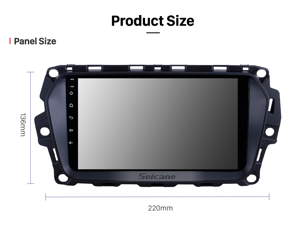 Seicane Pour 2017 Great Wall Haval H2 (étiquette bleue) Radio 9 pouces Android 8.1 HD Système de navigation GPS à écran tactile avec prise en charge Bluetooth Carplay SWC Seicane Pour 2017 Great Wall Haval H2 (étiquette bleue) Radio 9 pouces Android 8.1 HD Système de navigation GPS à écran tactile avec prise en charge Bluetooth Carplay SWC