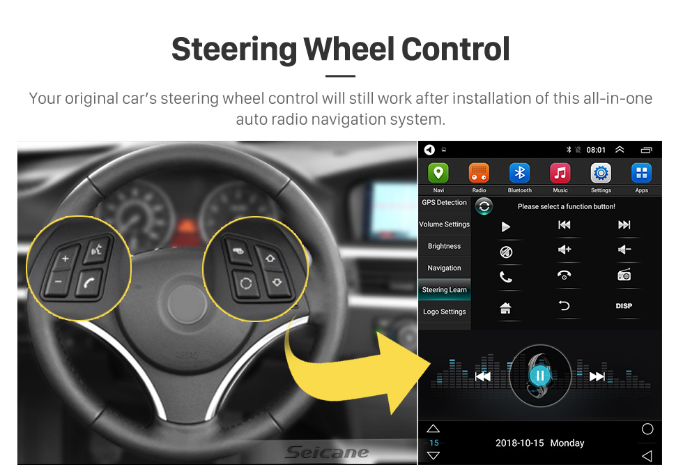 Seicane 9.7 inch Android 9.1 for 2004 2005 2006 2007 2008 Kia Sorento Radio GPS Navigation System with HD Touchscreen Bluetooth support Carplay TPMS Seicane 9.7 inch Android 9.1 for 2004 2005 2006 2007 2008 Kia Sorento Radio GPS Navigation System with HD Touchscreen Bluetooth support Carplay TPMS