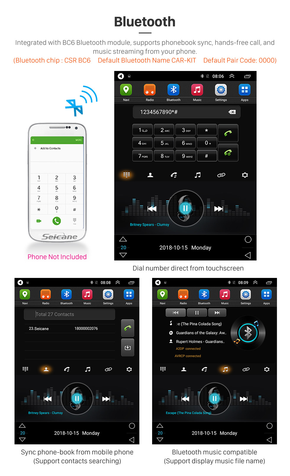 Seicane 9.7 inch Android 9.1 for 2004 2005 2006 2007 2008 Kia Sorento Radio GPS Navigation System with HD Touchscreen Bluetooth support Carplay TPMS Seicane 9.7 inch Android 9.1 for 2004 2005 2006 2007 2008 Kia Sorento Radio GPS Navigation System with HD Touchscreen Bluetooth support Carplay TPMS