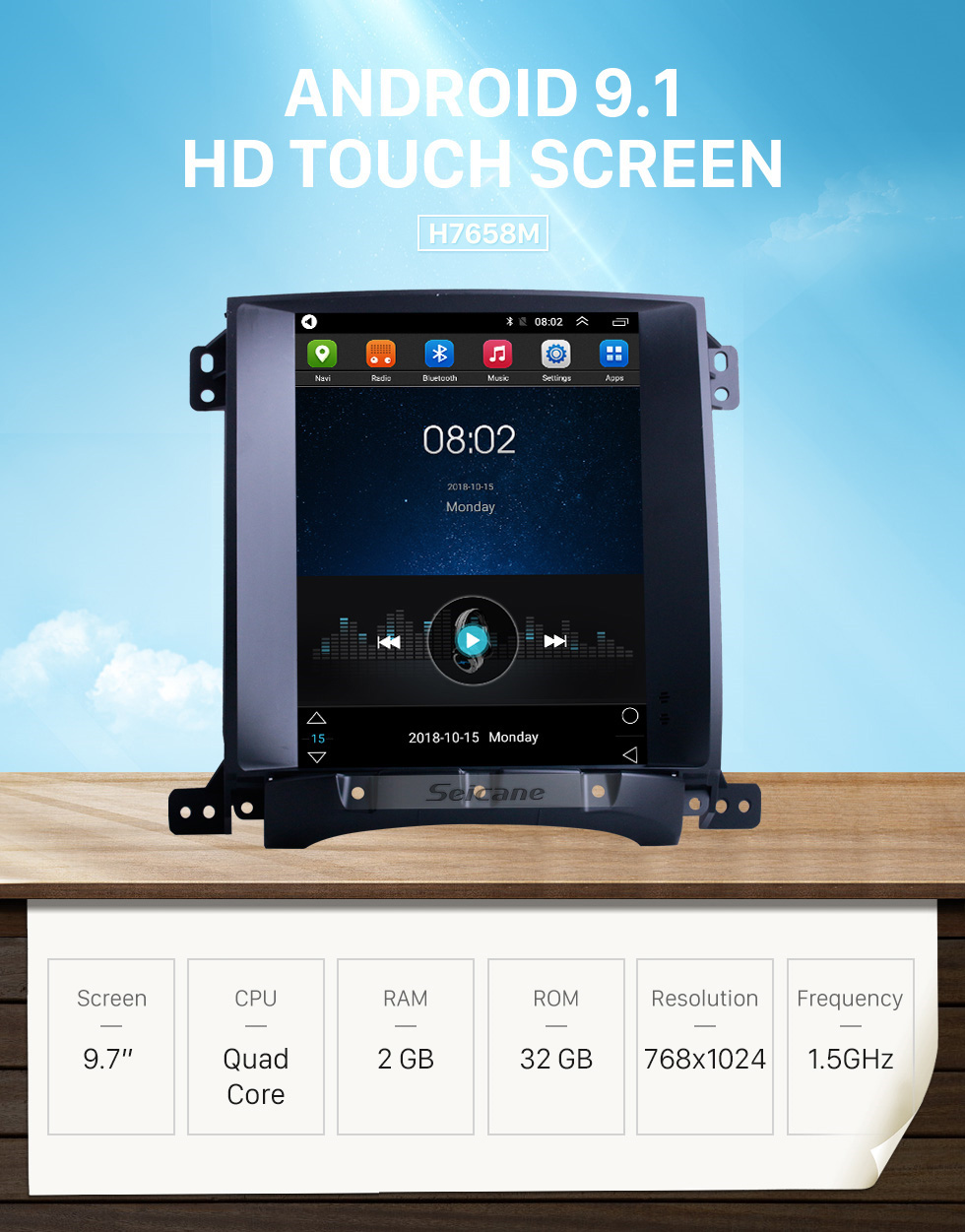 Seicane 9.7 inch Android 9.1 for 2004 2005 2006 2007 2008 Kia Sorento Radio GPS Navigation System with HD Touchscreen Bluetooth support Carplay TPMS Seicane 9.7 inch Android 9.1 for 2004 2005 2006 2007 2008 Kia Sorento Radio GPS Navigation System with HD Touchscreen Bluetooth support Carplay TPMS