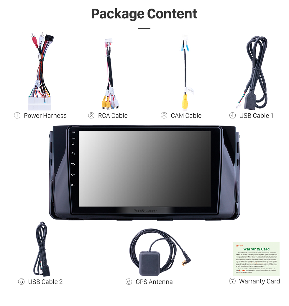 Seicane For 2016 Hyundai H350 Radio 9 inch Android 10.0 HD Touchscreen GPS Navigation System with Bluetooth support Carplay OBD2 Seicane For 2016 Hyundai H350 Radio 9 inch Android 10.0 HD Touchscreen GPS Navigation System with Bluetooth support Carplay OBD2