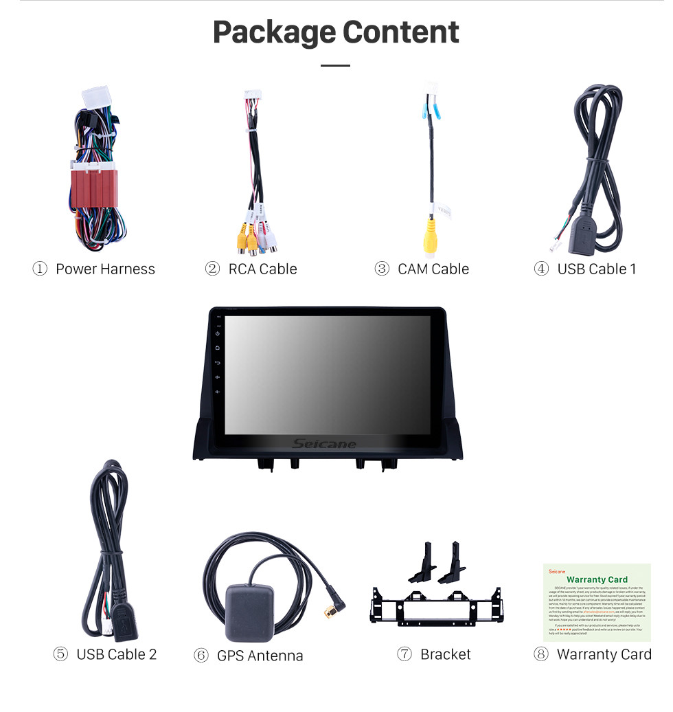 Seicane HD Touchscreen 10.1 inch Android 10.0 GPS Navigation Radio for 2002-2008 Old Mazda 6 with Bluetooth USB support Carplay Mirror Link Backup camera Seicane HD Touchscreen 10.1 inch Android 10.0 GPS Navigation Radio for 2002-2008 Old Mazda 6 with Bluetooth USB support Carplay Mirror Link Backup camera