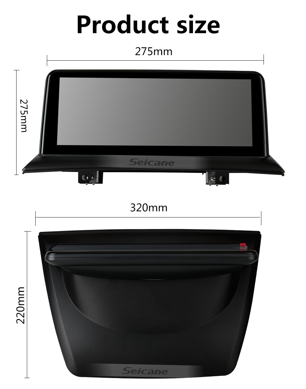 Seicane HD Touchscreen 10.25 Zoll für BMW X3 E83 (2004-2010) Radio Android 9.0 GPS Navigationssystem mit Bluetooth Unterstützung Carplay Seicane HD Touchscreen 10.25 Zoll für BMW X3 E83 (2004-2010) Radio Android 9.0 GPS Navigationssystem mit Bluetooth Unterstützung Carplay