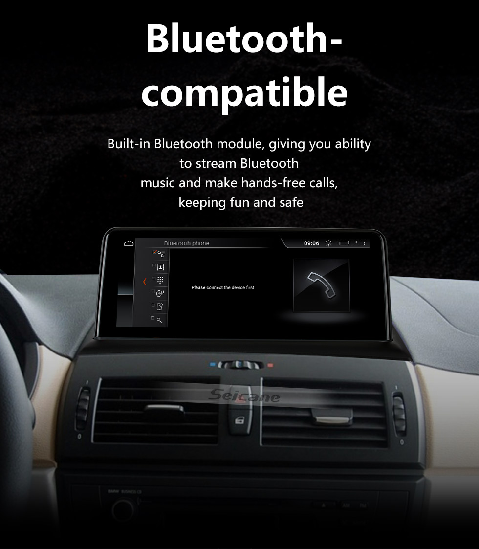 Seicane HD Touchscreen 10.25 Zoll für BMW X3 E83 (2004-2010) Radio Android 9.0 GPS Navigationssystem mit Bluetooth Unterstützung Carplay Seicane HD Touchscreen 10.25 Zoll für BMW X3 E83 (2004-2010) Radio Android 9.0 GPS Navigationssystem mit Bluetooth Unterstützung Carplay
