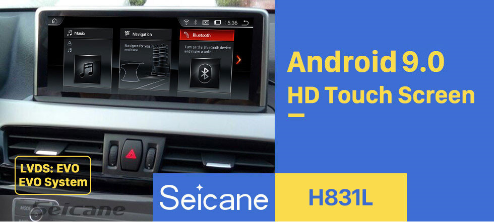 Seicane Für BMW X1 F48 (2018-) EVO Radio 10,25 Zoll Android 9.0 HD Touchscreen GPS Navigationssystem mit Bluetooth Unterstützung Carplay OBD2 Seicane Für BMW X1 F48 (2018-) EVO Radio 10,25 Zoll Android 9.0 HD Touchscreen GPS Navigationssystem mit Bluetooth Unterstützung Carplay OBD2