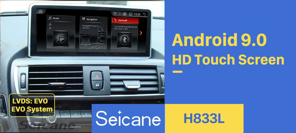 Seicane 8,8 Zoll Android 9.0 für BMW 2er (2017-) EVO Radio GPS Navigationssystem mit HD Touchscreen Bluetooth Unterstützung Carplay DVR Seicane 8,8 Zoll Android 9.0 für BMW 2er (2017-) EVO Radio GPS Navigationssystem mit HD Touchscreen Bluetooth Unterstützung Carplay DVR