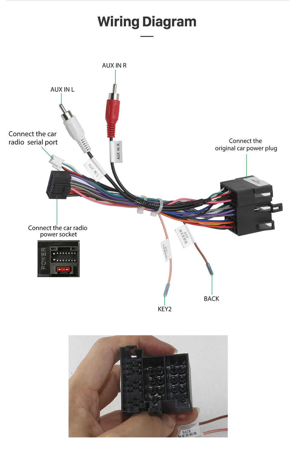 Seicane Para 2009 Hyundai Sonata Auto Rádio A / C 9 polegadas Android 10.0 HD Touchscreen Sistema de Navegação GPS com suporte Bluetooth Carplay OBD2