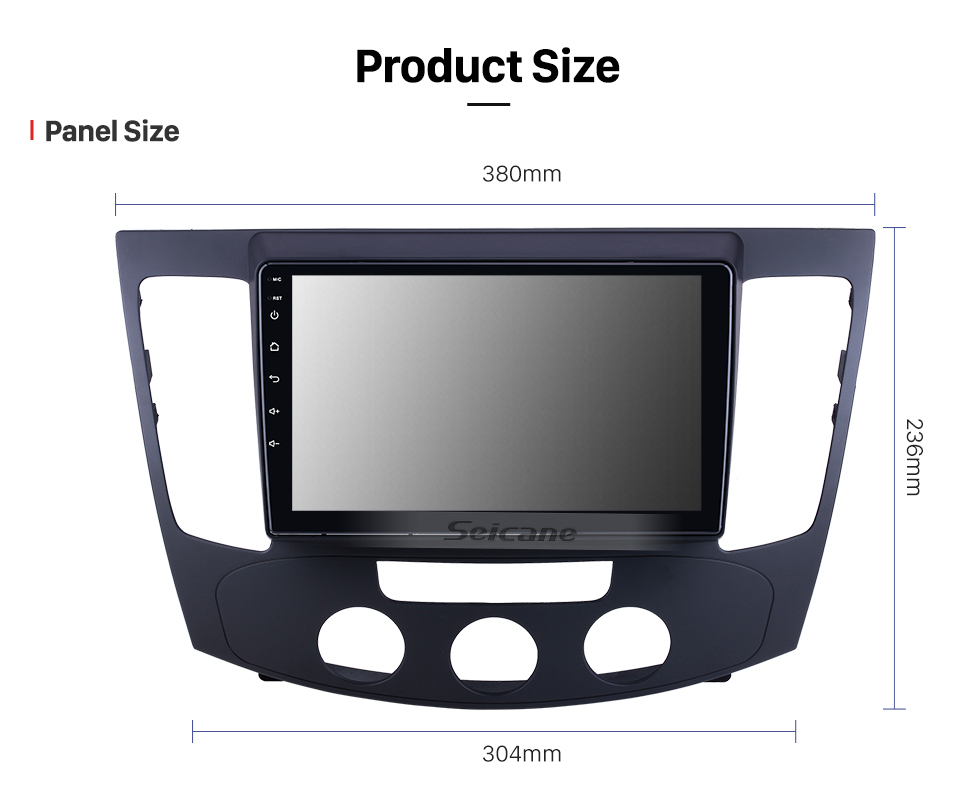 Seicane Android 10.0 9 inch for 2009 Hyundai Sonata Manual A/C Radio HD Touchscreen GPS Navigation System with Bluetooth support Carplay Rear camera Seicane Android 10.0 9 inch for 2009 Hyundai Sonata Manual A/C Radio HD Touchscreen GPS Navigation System with Bluetooth support Carplay Rear camera