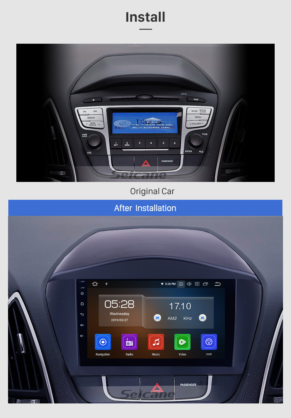 Seicane 9 Inch Android 10.0 Touch Screen radio Bluetooth GPS Navigation system For 2010-2017 HYUNDAI IX35 TPMS DVR OBD II USB WiFi Rear camera Steering Wheel Control HD 1080P Video AUX Seicane 9 Inch Android 10.0 Touch Screen radio Bluetooth GPS Navigation system For 2010-2017 HYUNDAI IX35 TPMS DVR OBD II USB WiFi Rear camera Steering Wheel Control HD 1080P Video AUX