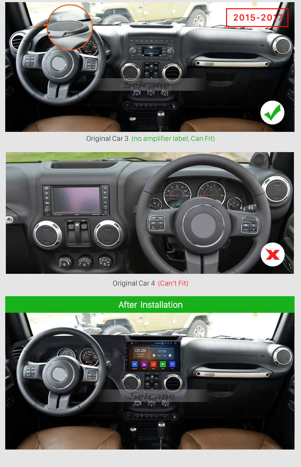 Seicane Android 10.0 10.1 Inch Touchscreen Radio For 2011-2017 JEEP Wrangler Bluetooth Music GPS Navigation Built-in Carplay Support DAB+ OBDII USB TPMS WiFi Steering Wheel Control Seicane Android 10.0 10.1 Inch Touchscreen Radio For 2011-2017 JEEP Wrangler Bluetooth Music GPS Navigation Built-in Carplay Support DAB+ OBDII USB TPMS WiFi Steering Wheel Control