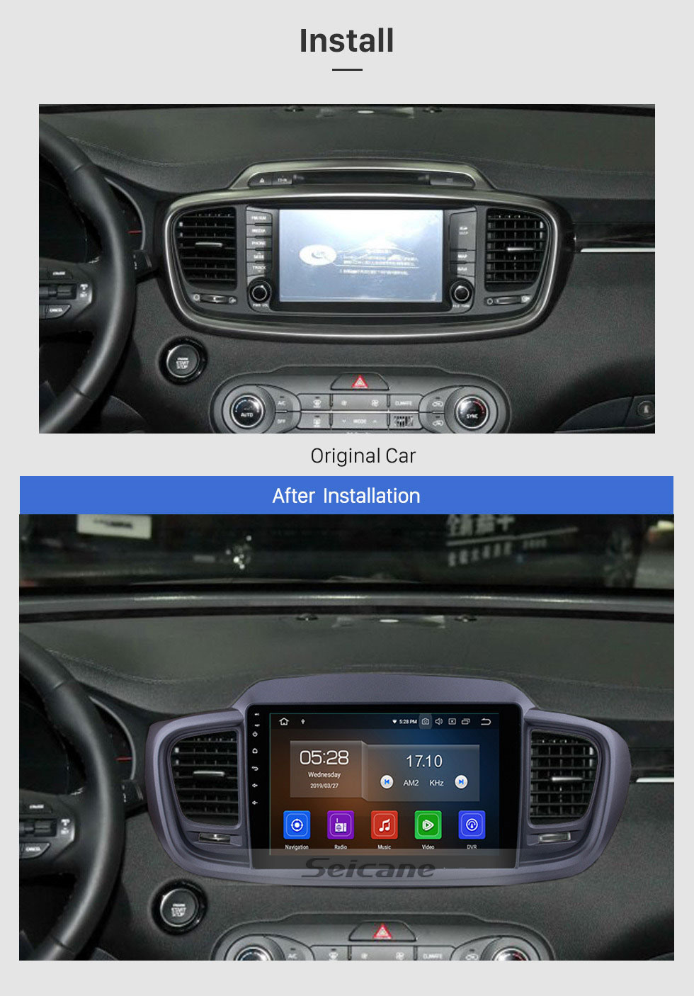 Seicane 9 inch For 2015 2016 Kia Sorento Android 10.0 Radio bluetooth GPS Navigation System with Backup Camera TPMS Steering Wheel Control Mirror link OBD2 DVR Rearview camera digital TV Seicane 9 inch For 2015 2016 Kia Sorento Android 10.0 Radio bluetooth GPS Navigation System with Backup Camera TPMS Steering Wheel Control Mirror link OBD2 DVR Rearview camera digital TV