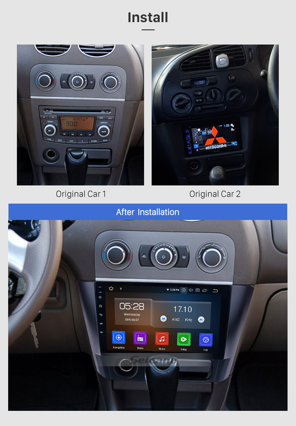 Seicane 9 inch Android 10.0 HD Touchscreen Stereo in Dash for 2014 2015 2016 Mitsubishi Lancer GPS Navi Bluetooth Radio WIFI USB Phone Music SWC DAB+ Carplay 1080P Video Seicane 9 inch Android 10.0 HD Touchscreen Stereo in Dash for 2014 2015 2016 Mitsubishi Lancer GPS Navi Bluetooth Radio WIFI USB Phone Music SWC DAB+ Carplay 1080P Video