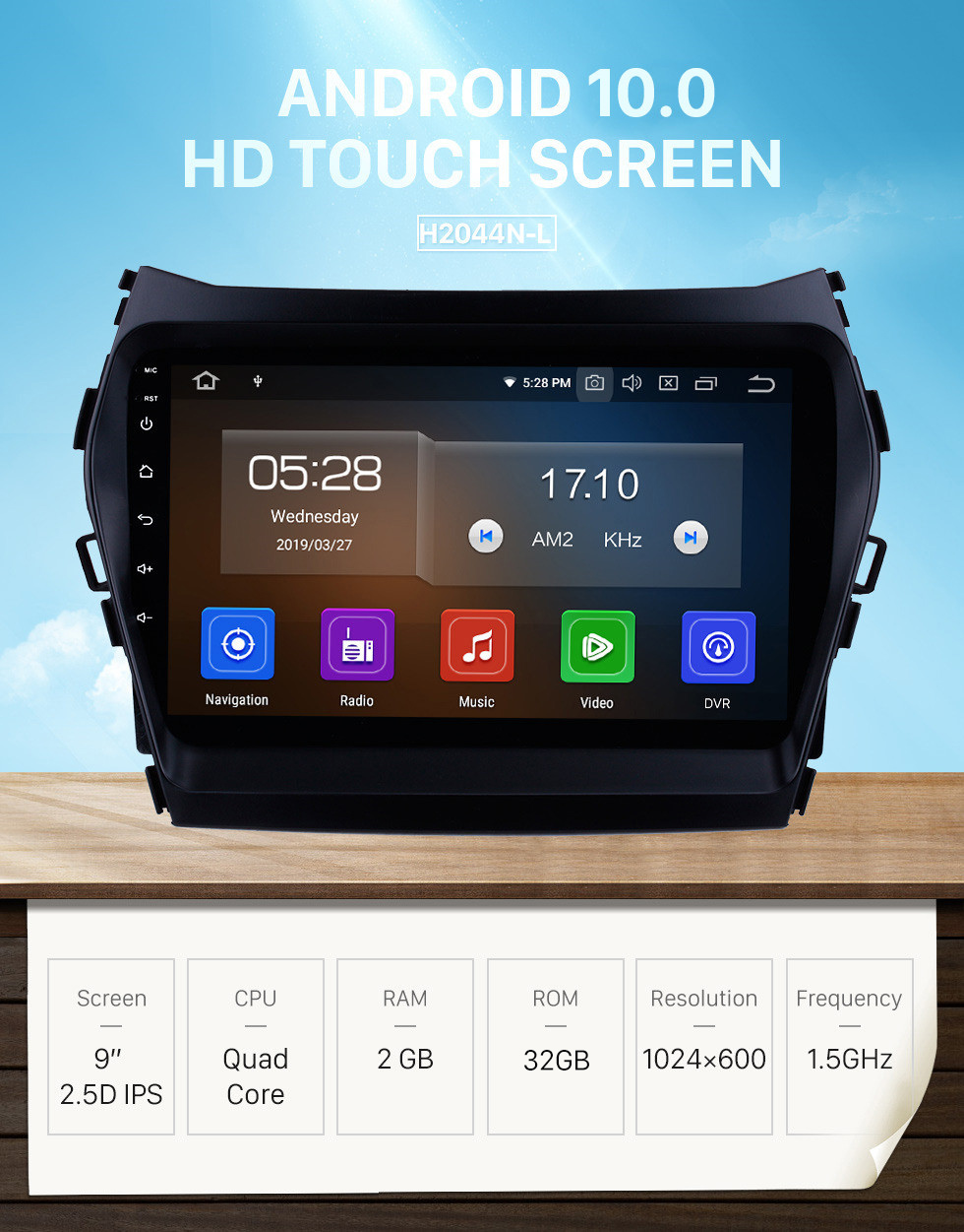 Seicane 9 дюймов 1024 * 600 с сенсорным экраном 2013 2014 Hyundai Santa Fe IX45 Android 9.0 Радио GPS OBD2 4G WIFI Управление на руле Цифровое телевидение Зеркальная связь Bluetooth Музыка Seicane 9 дюймов 1024 * 600 с сенсорным экраном 2013 2014 Hyundai Santa Fe IX45 Android 9.0 Радио GPS OBD2 4G WIFI Управление на руле Цифровое телевидение Зеркальная связь Bluetooth Музыка
