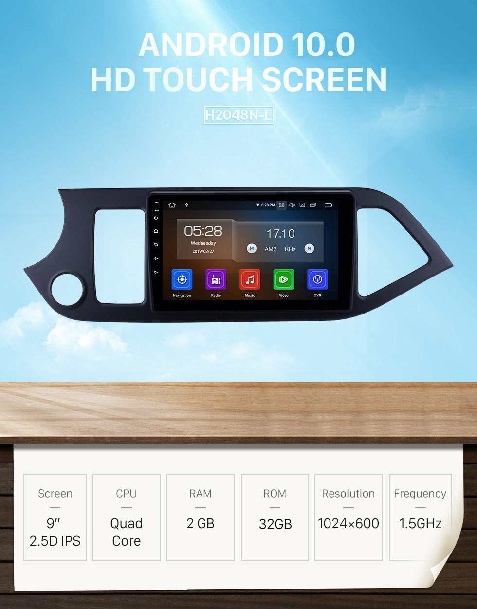 Seicane 9 дюймов 2011 2012 2013 2014 Kia Picanto Morning Android 10.0 GPS Навигационная система Сенсорный экран Bluetooth AM / FM-радио AUX 3G / 4G WiFi DVR Авто AV Управление рулевым колесом Резервная камера DVD-плеер Seicane 9 дюймов 2011 2012 2013 2014 Kia Picanto Morning Android 10.0 GPS Навигационная система Сенсорный экран Bluetooth AM / FM-радио AUX 3G / 4G WiFi DVR Авто AV Управление рулевым колесом Резервная камера DVD-плеер