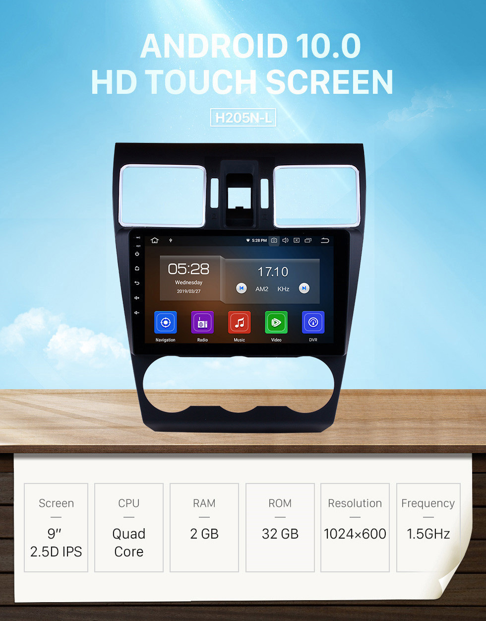 Seicane Android 10.0 Écran tactile HD de 9 pouces dans l'unité centrale de radio de tableau de bord pour 2014 2015 2016 Navigation GPS Subaru Forester Musique Bluetooth Prise en charge du système audio USB Caméra de recul TV numérique 1080P Vidéo DVR Commande Seicane Android 10.0 Écran tactile HD de 9 pouces dans l'unité centrale de radio de tableau de bord pour 2014 2015 2016 Navigation GPS Subaru Forester Musique Bluetooth Prise en charge du système audio USB Caméra de recul TV numérique 1080P Vidéo DVR Commande