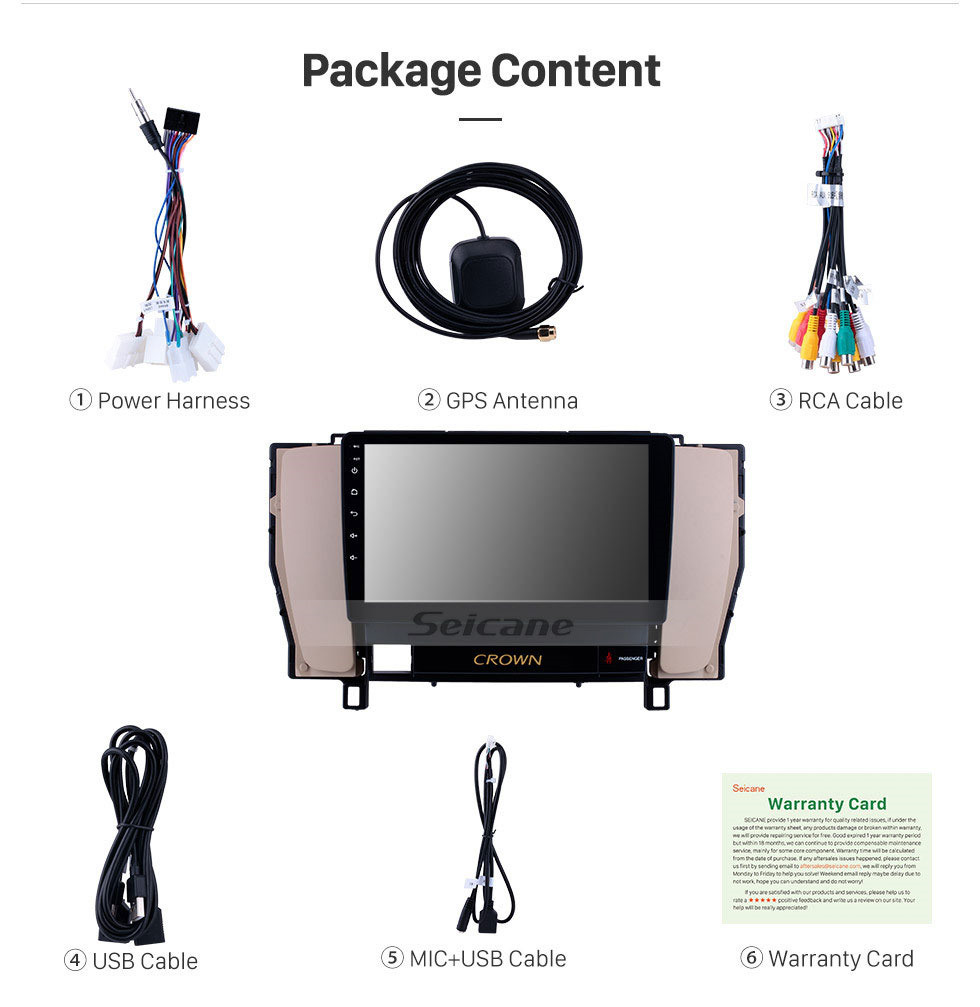 Seicane 9 inch Android 10.0 HD Touch Screen GPS Navigation System Radio 2010 2011 2012 2013 2014 Toyota old crown LHD with Bluetooth USB Support 3G/4G Wifi Digital TV Mirror Link Steering Wheel Control Seicane 9 inch Android 10.0 HD Touch Screen GPS Navigation System Radio 2010 2011 2012 2013 2014 Toyota old crown LHD with Bluetooth USB Support 3G/4G Wifi Digital TV Mirror Link Steering Wheel Control