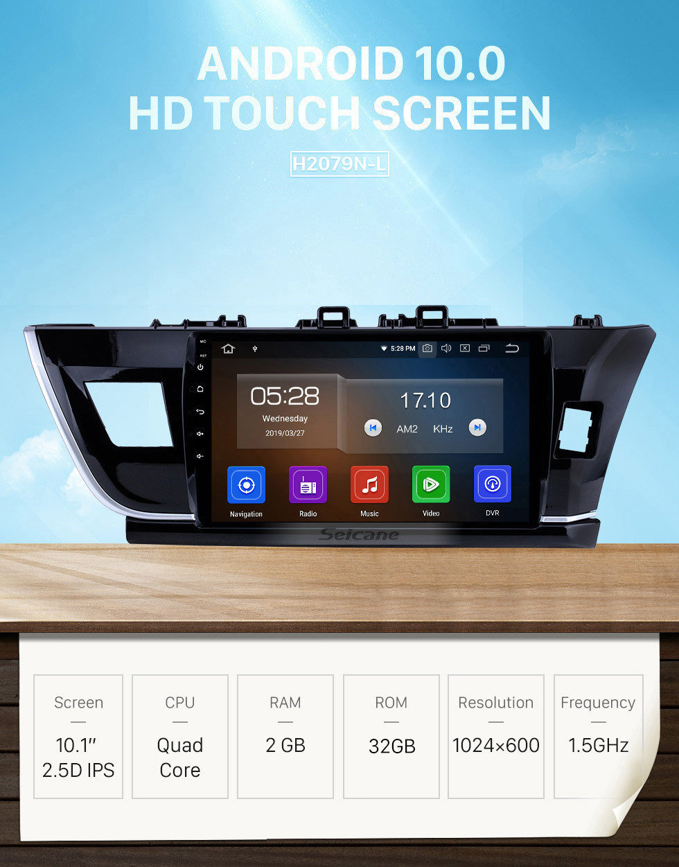 Seicane 10,1 polegadas Android 10.0 HD tela sensível ao toque do carro multimídia sistema de navegação GPS para 2014 Toyota Corolla RHD com Bluetooth Rádio Espelho link Câmera de visão traseira TV USB OBD DVR 4G WIFI Seicane 10,1 polegadas Android 10.0 HD tela sensível ao toque do carro multimídia sistema de navegação GPS para 2014 Toyota Corolla RHD com Bluetooth Rádio Espelho link Câmera de visão traseira TV USB OBD DVR 4G WIFI