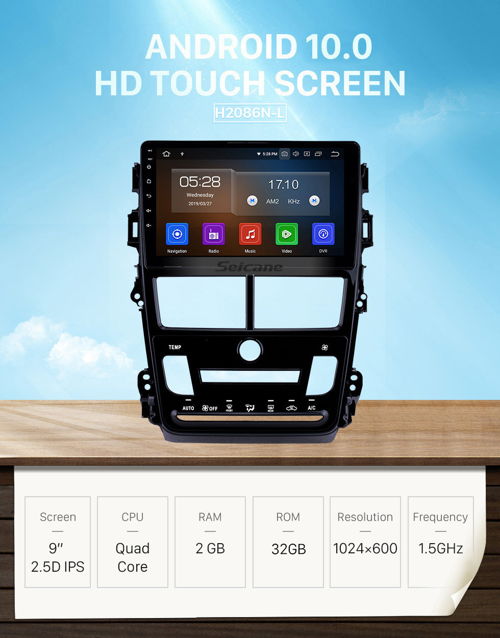 Seicane 9 inch Android 10.0 HD Touchscreen GPS Navigation Radio for 2018 Toyota vios Auto Air Conditioner WIFI Mirror Link Bluetooth USB RDS support Rearview Camera DVD Carplay OBD DVR Seicane 9 inch Android 10.0 HD Touchscreen GPS Navigation Radio for 2018 Toyota vios Auto Air Conditioner WIFI Mirror Link Bluetooth USB RDS support Rearview Camera DVD Carplay OBD DVR