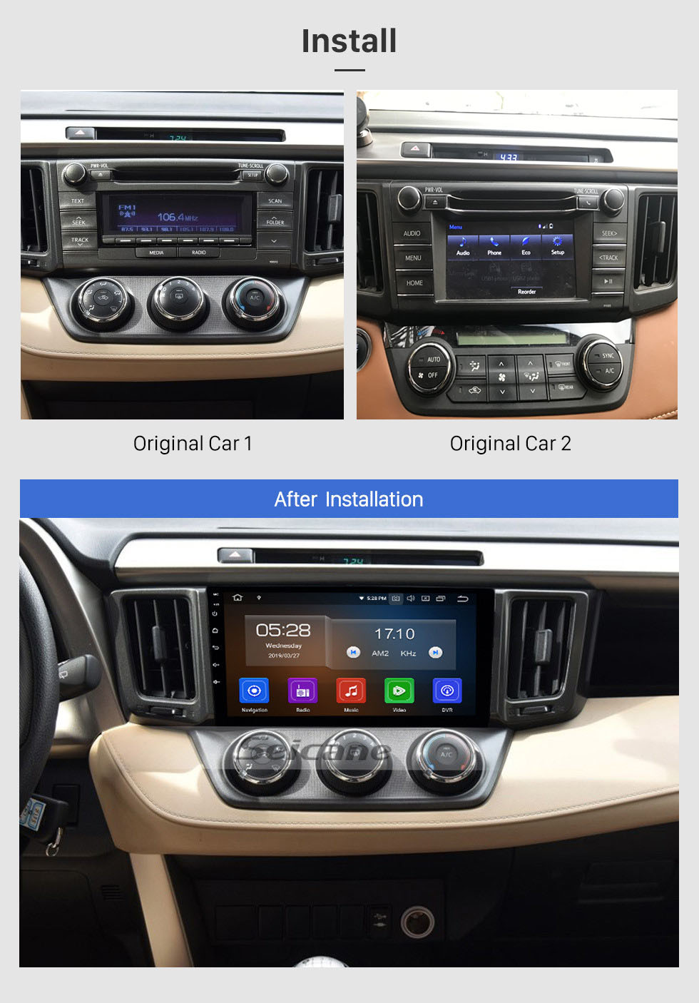 Seicane 9 Inch Android 10.0 GPS Navigation System Radio For 2013 2014 2015 2016 2017 2018 Toyota RAV4 LHD Support DVD Player Remote Control Bluetooth Touch Screen TV tuner Seicane 9 Inch Android 10.0 GPS Navigation System Radio For 2013 2014 2015 2016 2017 2018 Toyota RAV4 LHD Support DVD Player Remote Control Bluetooth Touch Screen TV tuner