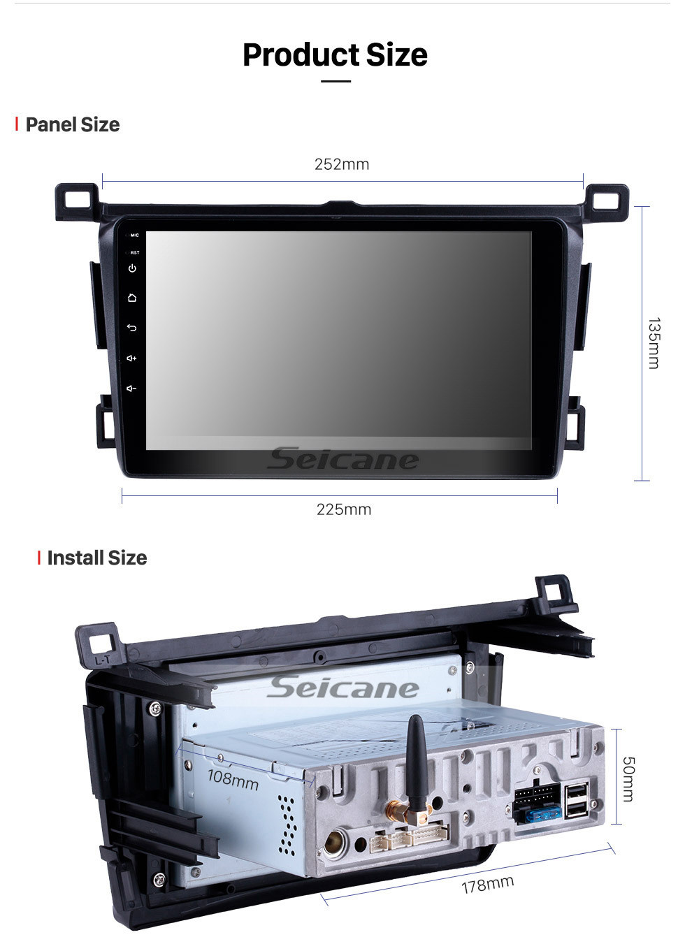 Seicane 9 Inch Android 10.0 GPS Navigation System Radio For 2013 2014 2015 2016 2017 2018 Toyota RAV4 LHD Support DVD Player Remote Control Bluetooth Touch Screen TV tuner Seicane 9 Inch Android 10.0 GPS Navigation System Radio For 2013 2014 2015 2016 2017 2018 Toyota RAV4 LHD Support DVD Player Remote Control Bluetooth Touch Screen TV tuner