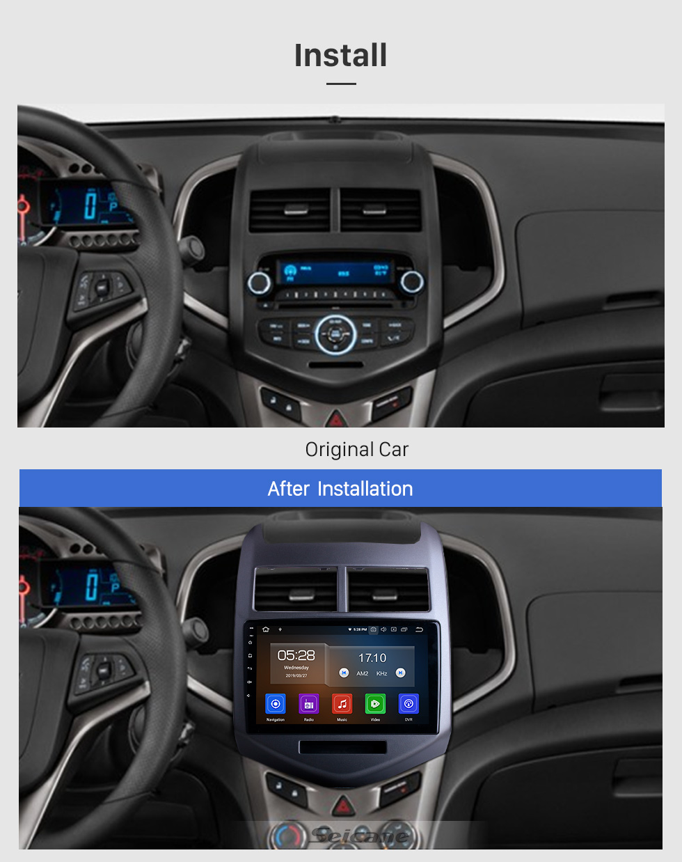 Seicane One Din 9 inch Android 10.0 Radio GPS Stereo for 2010 2011 2012 2013 Chevy Cheverolet aveo Bluetooth USB WIFI Mirror Link DVR OBD2 Steering Wheel Control Seicane One Din 9 inch Android 10.0 Radio GPS Stereo for 2010 2011 2012 2013 Chevy Cheverolet aveo Bluetooth USB WIFI Mirror Link DVR OBD2 Steering Wheel Control