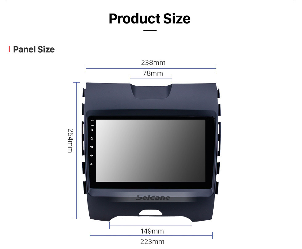 Seicane HD Touchscreen Android 10.0 9 Inch Radio for 2013-2017 FORD EDGE GPS Navigation Bluetooth music FM RDS WIFI USB support 4G Carplay DVD TPMS DVR OBD Seicane HD Touchscreen Android 10.0 9 Inch Radio for 2013-2017 FORD EDGE GPS Navigation Bluetooth music FM RDS WIFI USB support 4G Carplay DVD TPMS DVR OBD