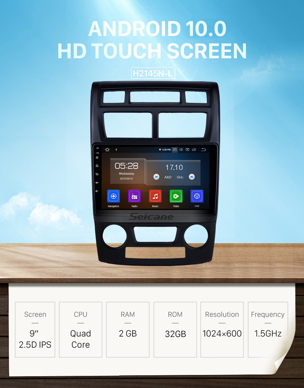 Seicane OEM 9 Inch Android 10.0 Bluetooth Radio for 2007-2017 KIA Sportage Manual A/C GPS Navi HD Touchscreen Stereo support 4G WIFI RDS USB DVR DVD Player 1080P Seicane OEM 9 Inch Android 10.0 Bluetooth Radio for 2007-2017 KIA Sportage Manual A/C GPS Navi HD Touchscreen Stereo support 4G WIFI RDS USB DVR DVD Player 1080P