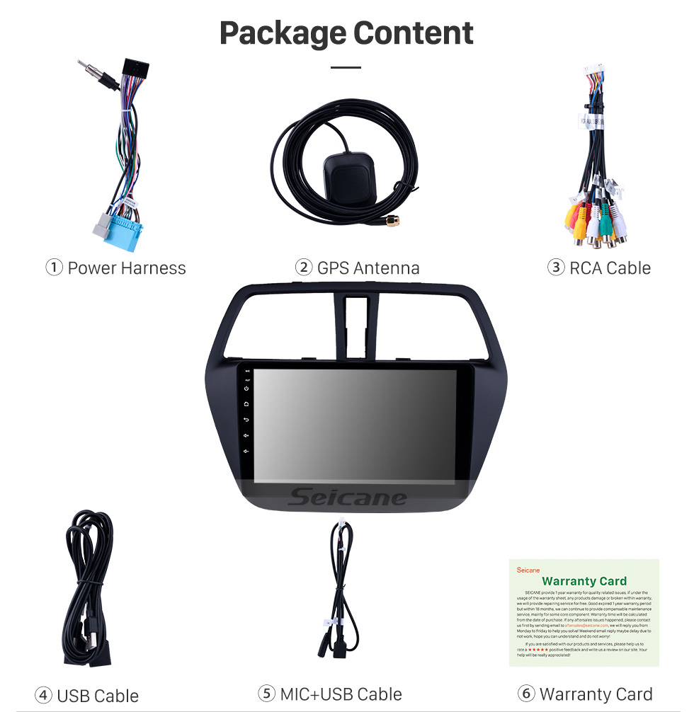 Seicane 2013-2016 Suzuki SX4 S-Cross Android 10.0 9 inch GPS Navigation Radio Bluetooth AUX HD Touchscreen USB Carplay support TPMS DVR Digital TV Seicane 2013-2016 Suzuki SX4 S-Cross Android 10.0 9 inch GPS Navigation Radio Bluetooth AUX HD Touchscreen USB Carplay support TPMS DVR Digital TV